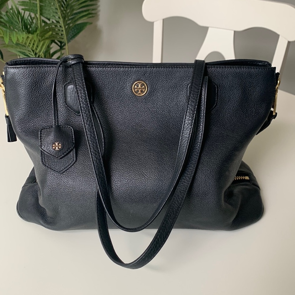 Leather Tory Burch Tote